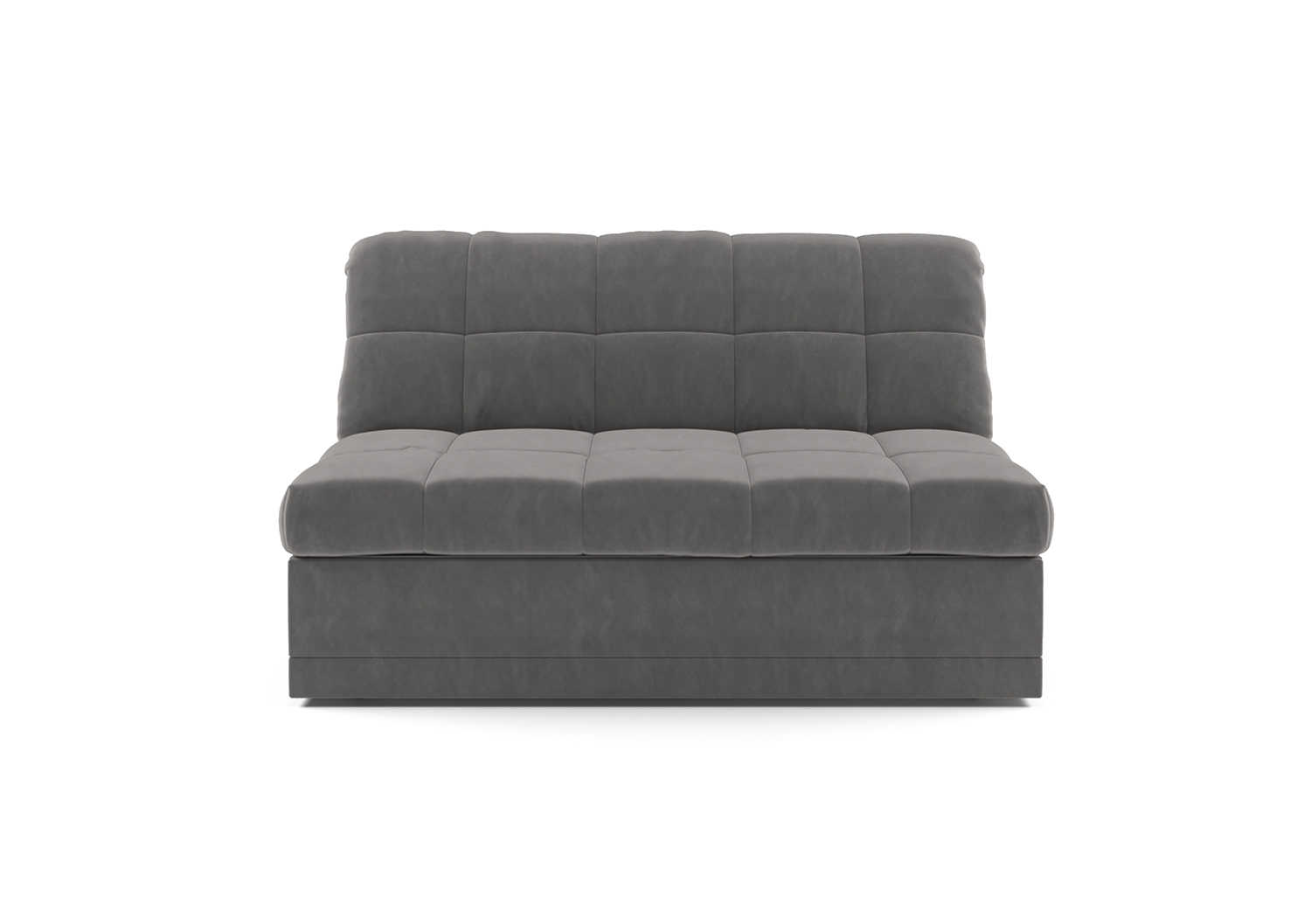 Ллойд, прямой диван, Velutto 32 ткань Микровелюр цвет Серый механизм трансформации Аккордеон изображение 3