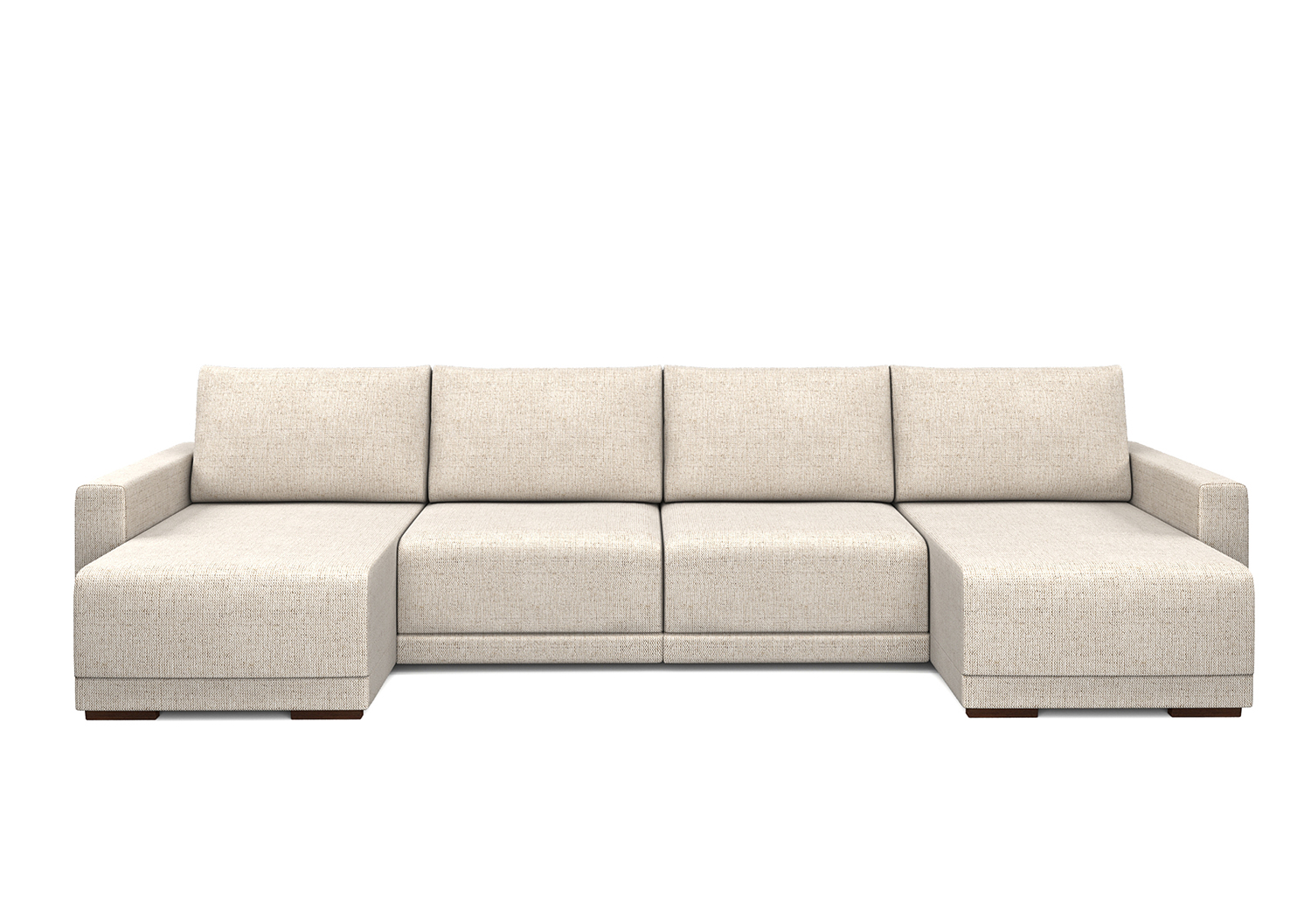 Мартин, модульный диван, Status 02 ткань Шенилл цвет Белый механизм трансформации Еврокнижка изображение 4