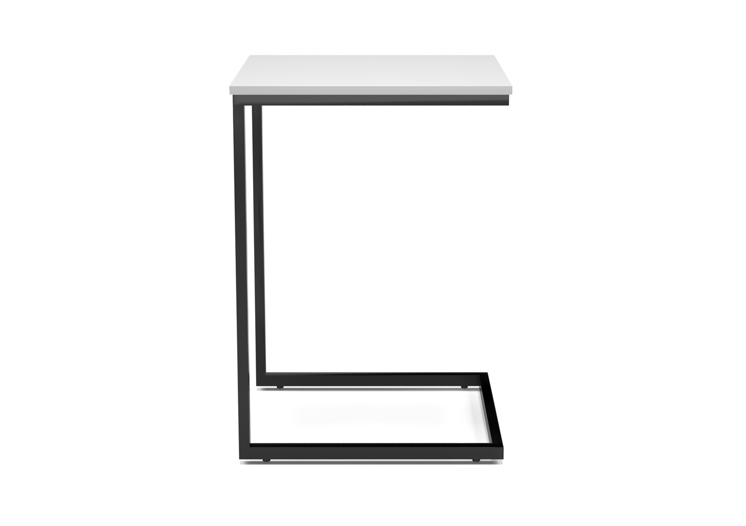 Норд, придиванный стол, белый цвет Белый механизм трансформации Без механизма изображение 2