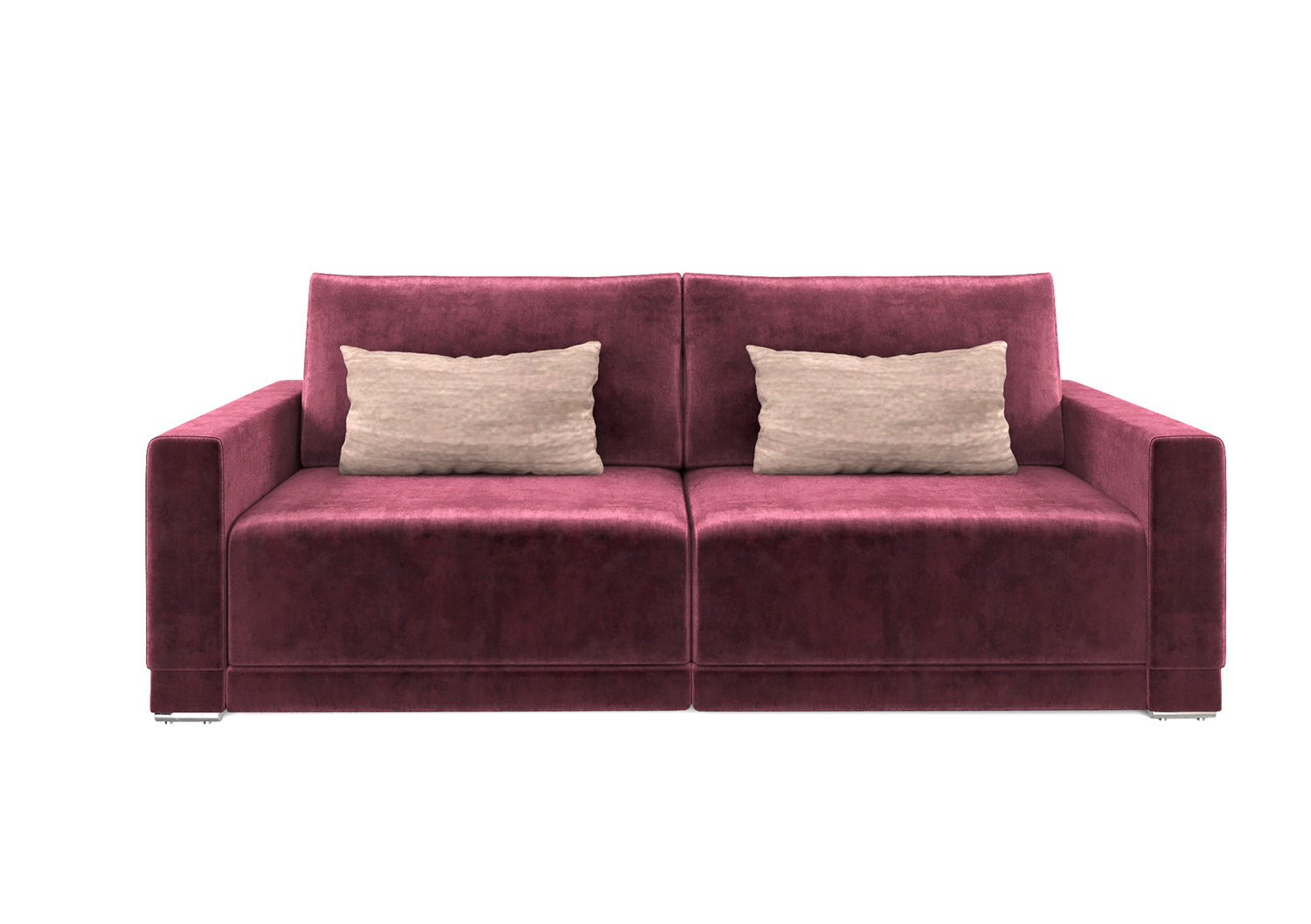 Мартин, прямой диван, Marseille burgundy ткань Шенилл цвет Бордовый механизм трансформации Еврокнижка изображение 2