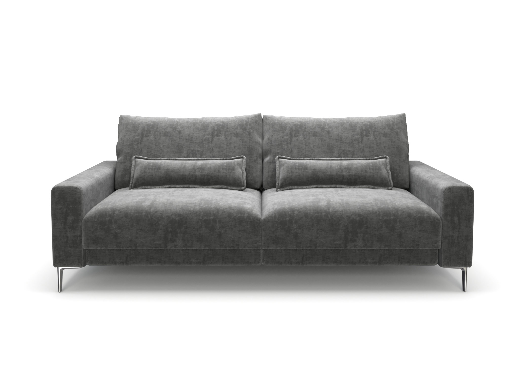 Марсель, прямой диван, Санторини 29 ткань Шенилл цвет Серый механизм трансформации Пантограф изображение 2
