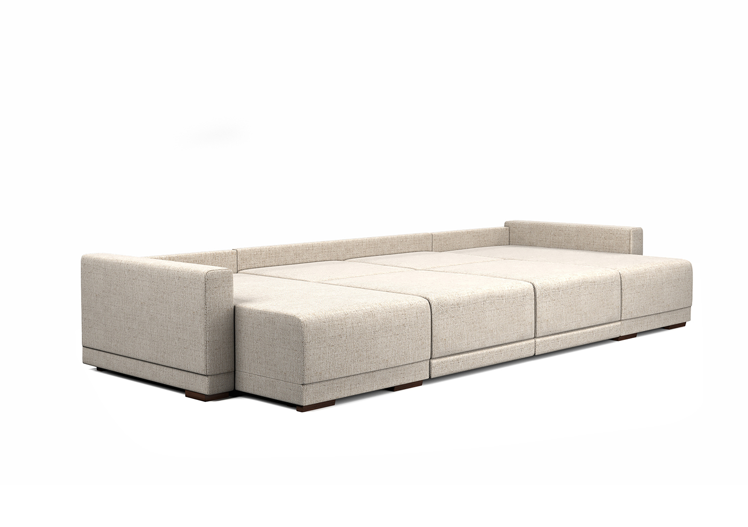 Мартин, модульный диван, Status 02 ткань Шенилл цвет Белый механизм трансформации Еврокнижка изображение 5