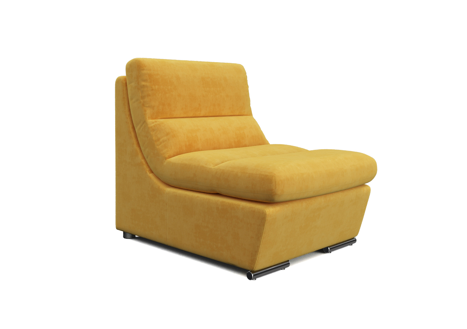 Палермо, кресло, Medok 11 pln ткань Шенилл цвет Желтый механизм трансформации Без механизма