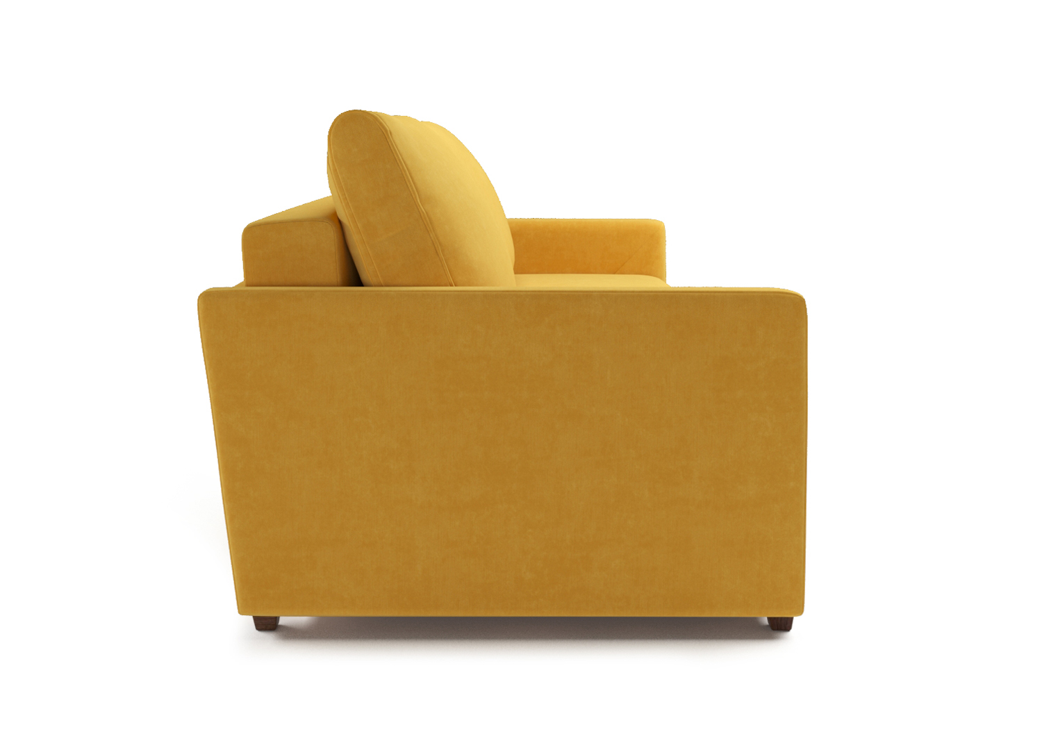 Адель, прямой диван, Miss 83 ткань Шенилл цвет Желтый механизм трансформации Еврокнижка изображение 3
