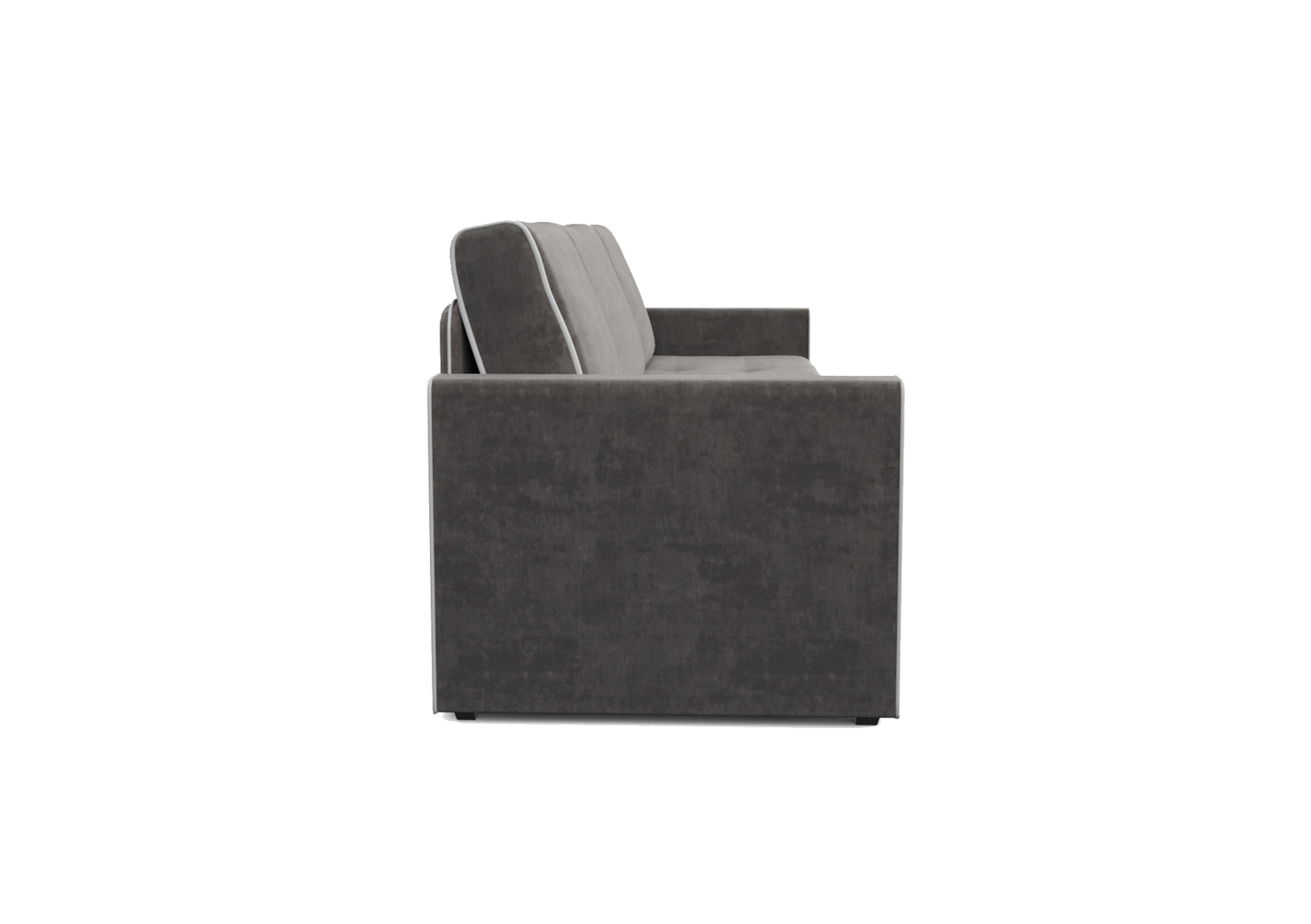 Летти, прямой диван, Charm 04 ткань Микровелюр цвет Серый механизм трансформации Дельфин изображение 4
