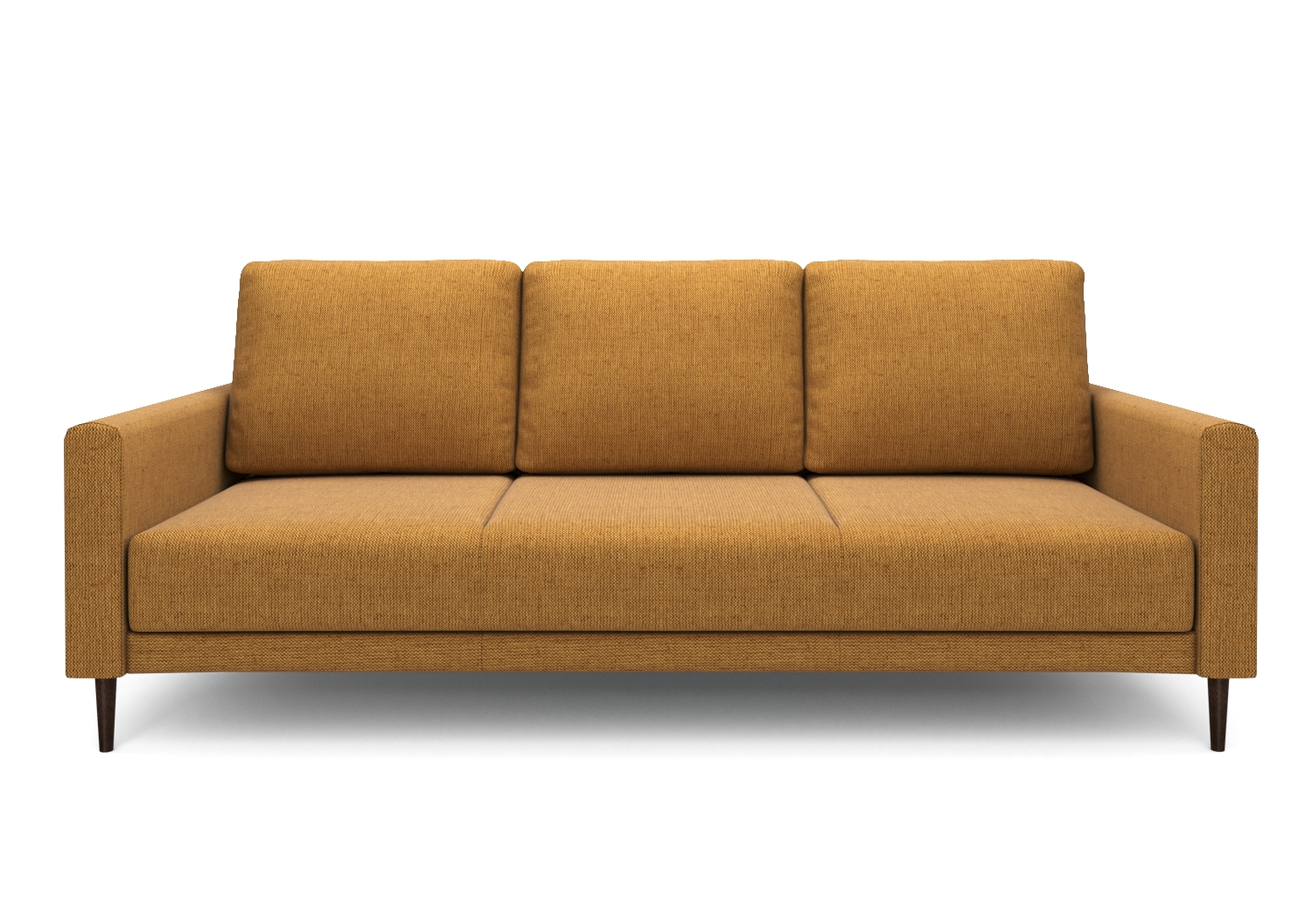 Ричи, прямой диван, Mys 560 ткань Рогожка цвет Желтый механизм трансформации Пантограф изображение 2
