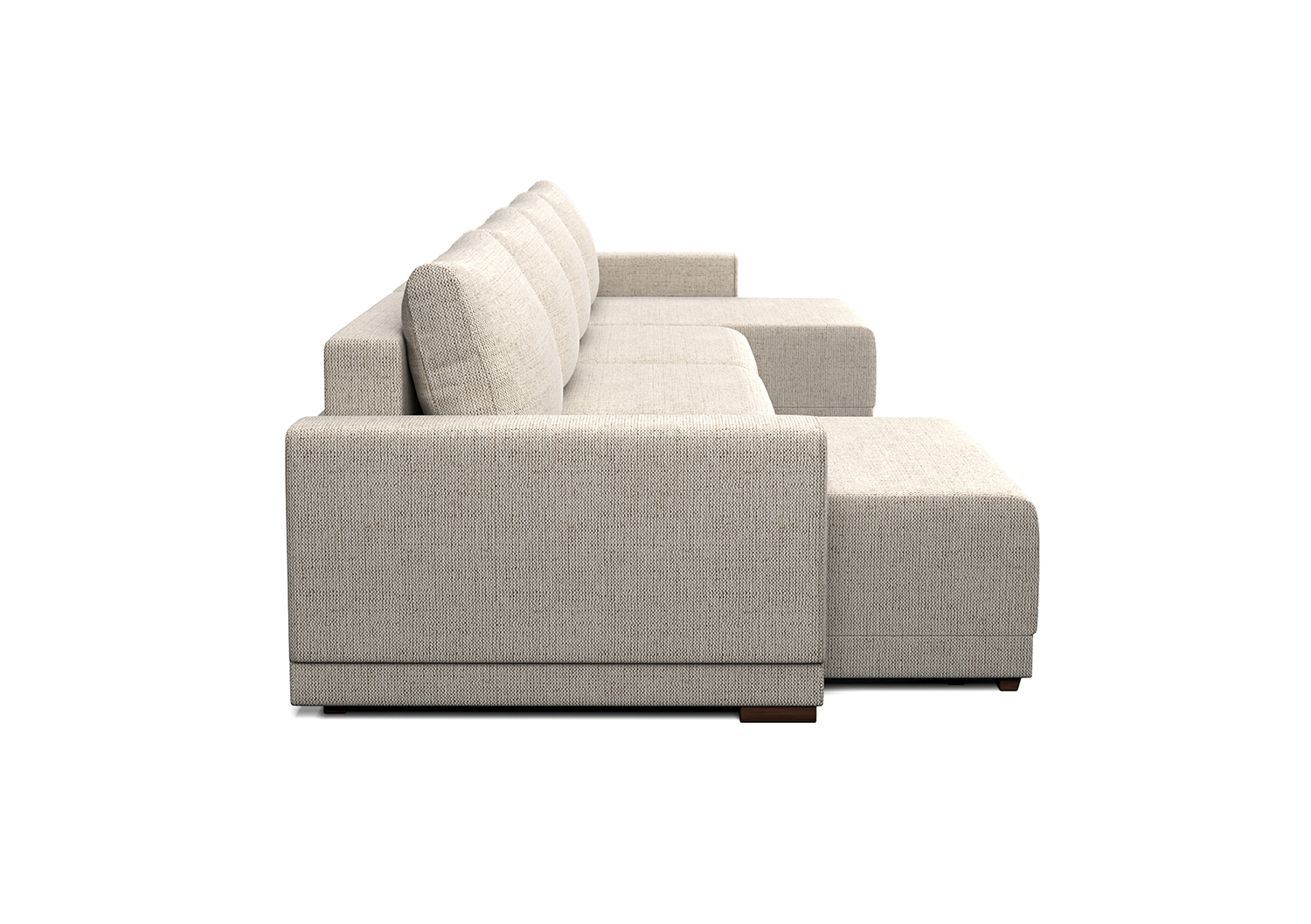 Мартин, модульный диван, Status 02 ткань Шенилл цвет Белый механизм трансформации Еврокнижка изображение 6
