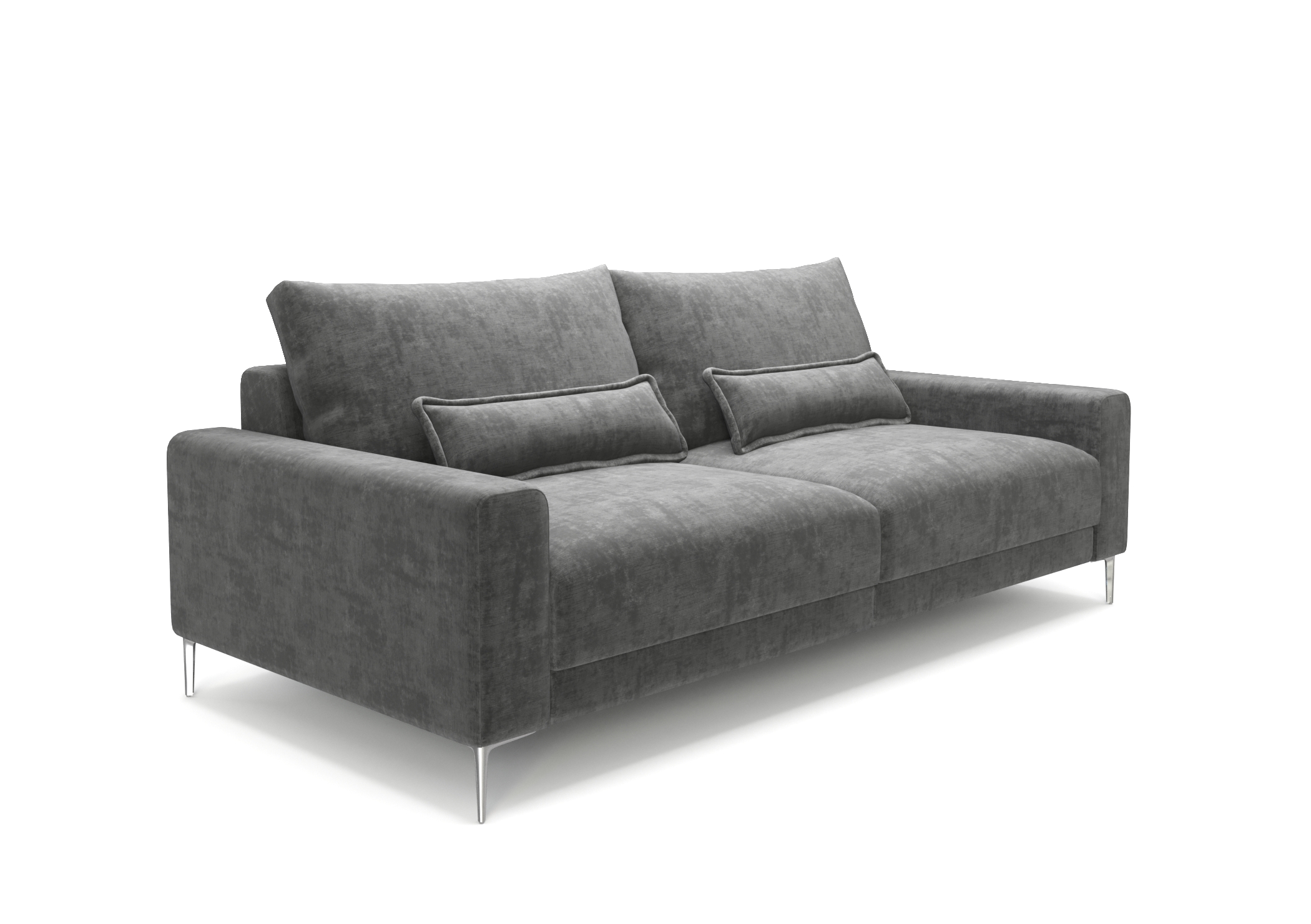 Марсель, прямой диван, Санторини 29 ткань Шенилл цвет Серый механизм трансформации Пантограф