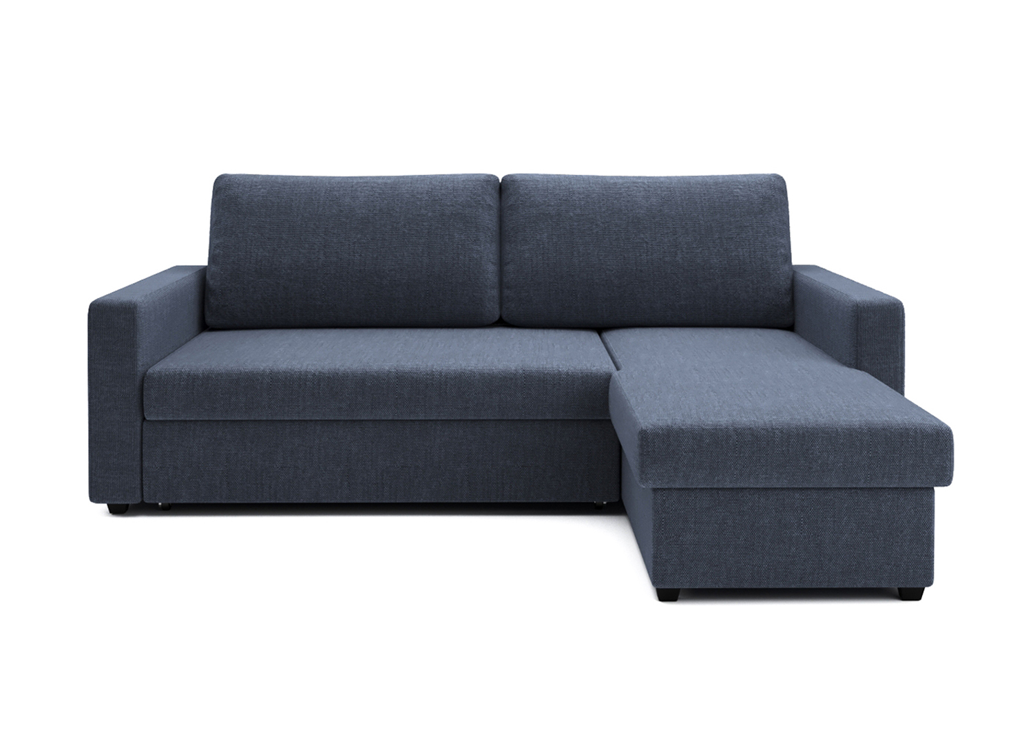 Лима, угловой диван, Mys 788 ткань Рогожка цвет Темно-синий механизм трансформации Дельфин изображение 3