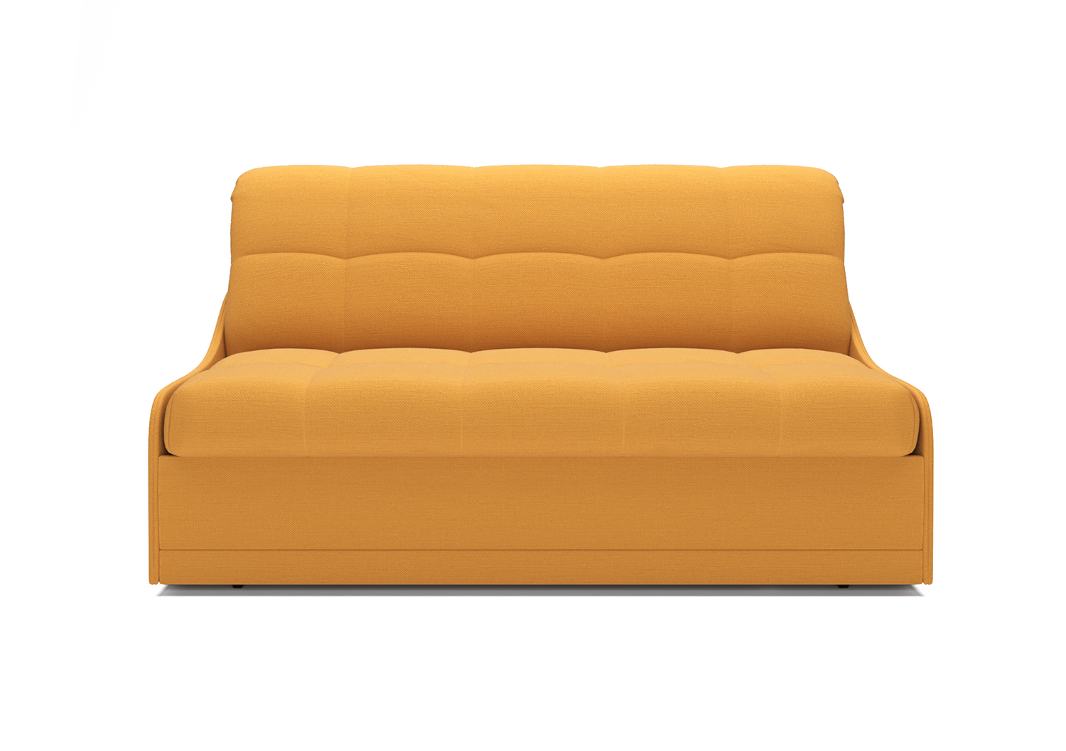 Скай, прямой диван, Prima peach ткань Микровелюр цвет Желтый механизм трансформации Аккордеон изображение 3