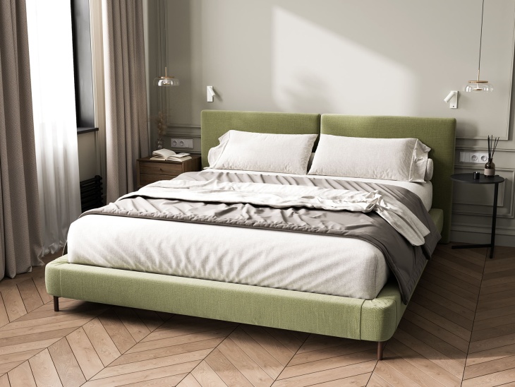 Арни, кровать на высоких опорах, Play grass