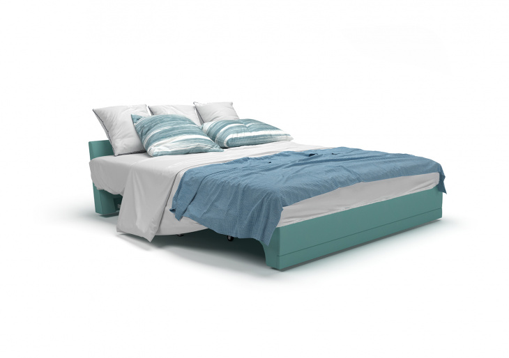 Ллойд, прямой диван, Prima aqua blue