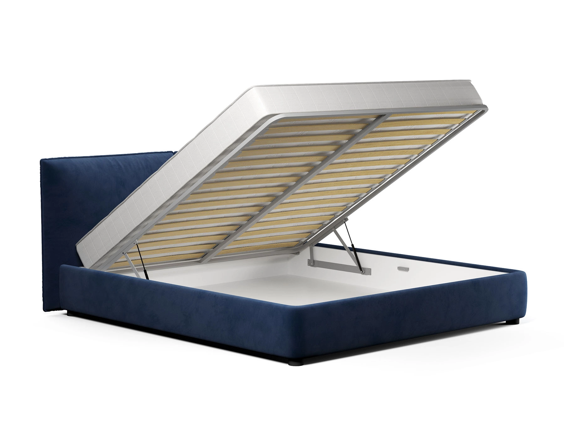 Моне, кровать с подъёмным механизмом, Latifa harbor blue