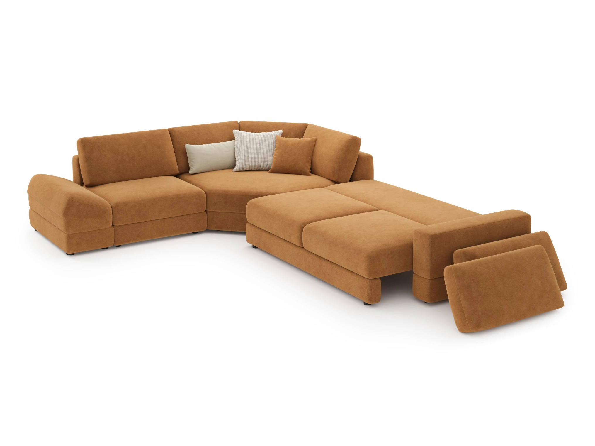Хилтон, модульный диван, Latifa 19 camel
