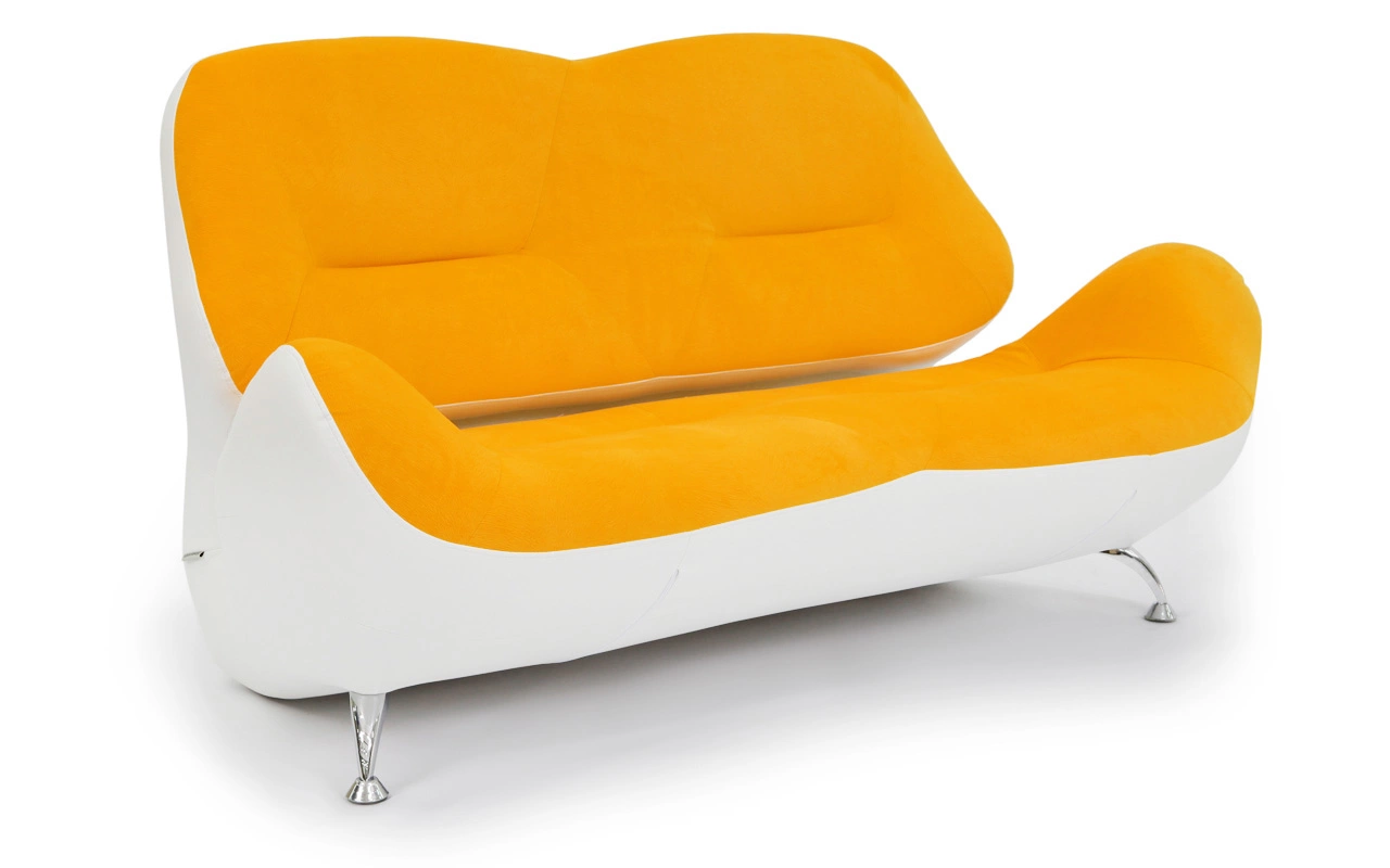 Орфей, прямой диван, Нью Йорк 17 цвет желтый ширина 166 см купить винтернет-магазин Geniuspark Ru Москва
