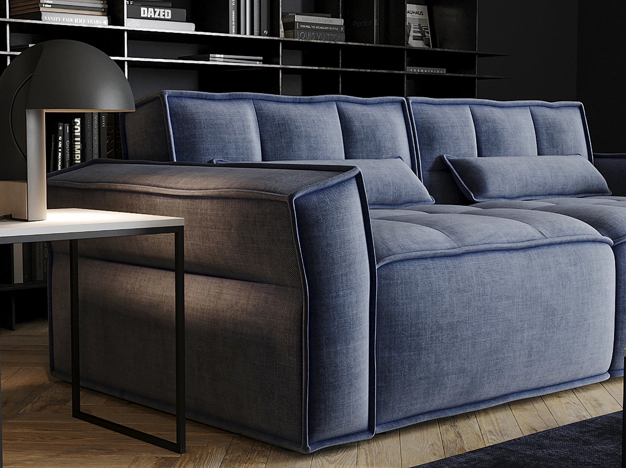 Майами, прямой диван, Rollex Sapphir