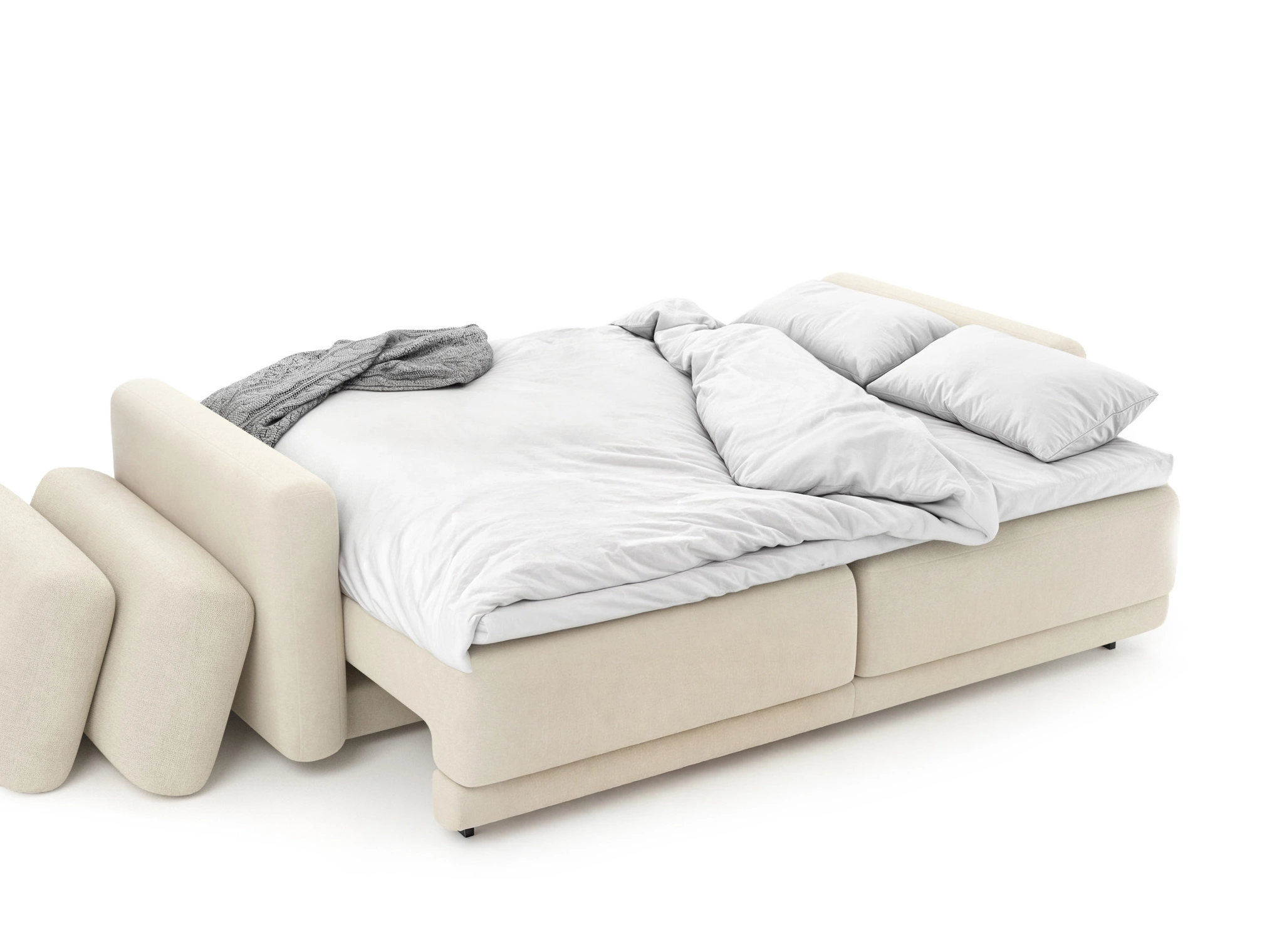 Остин, прямой диван, Monika 701 ivory