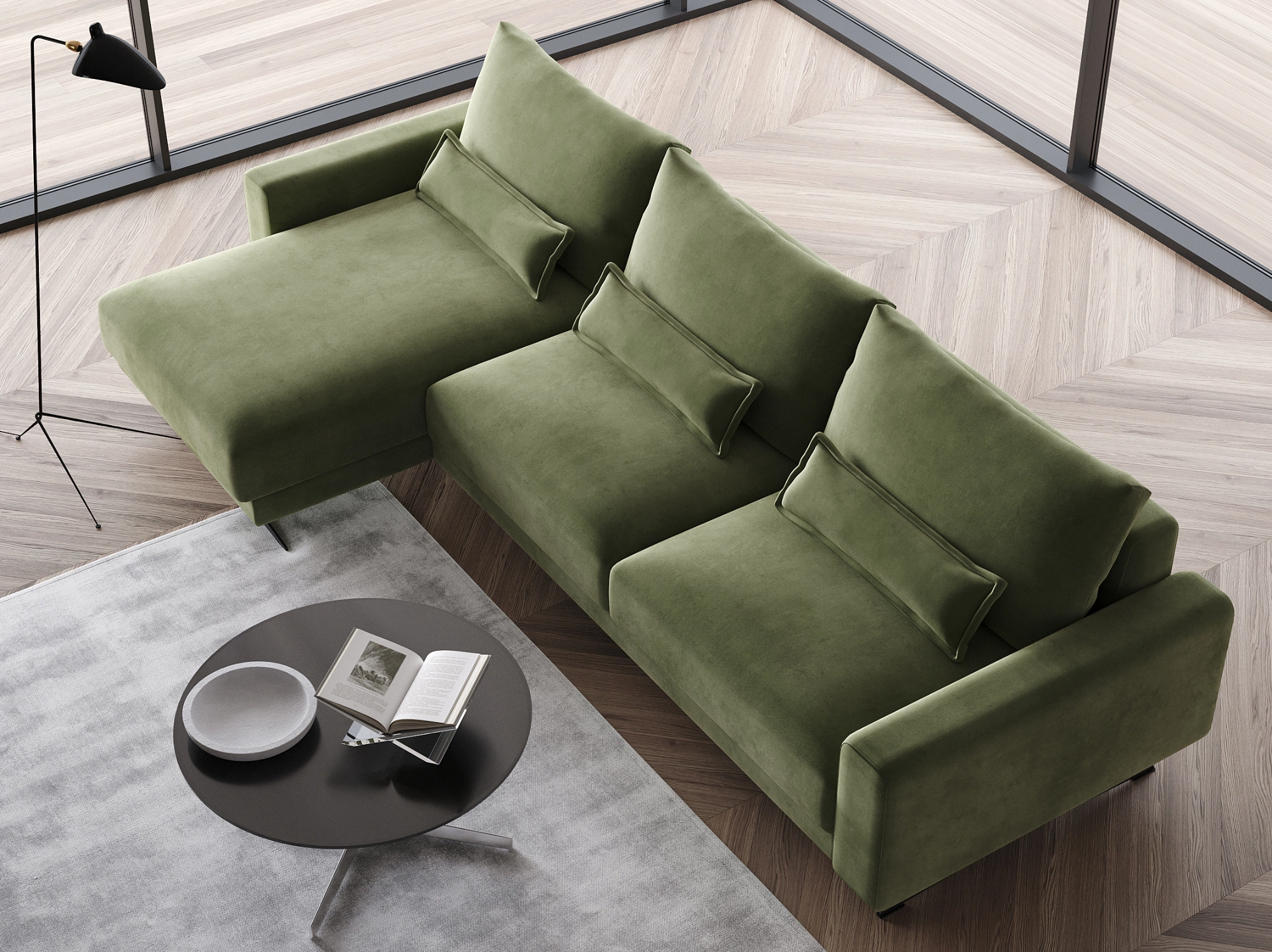 Марсель, угловой диван, Paddington 35