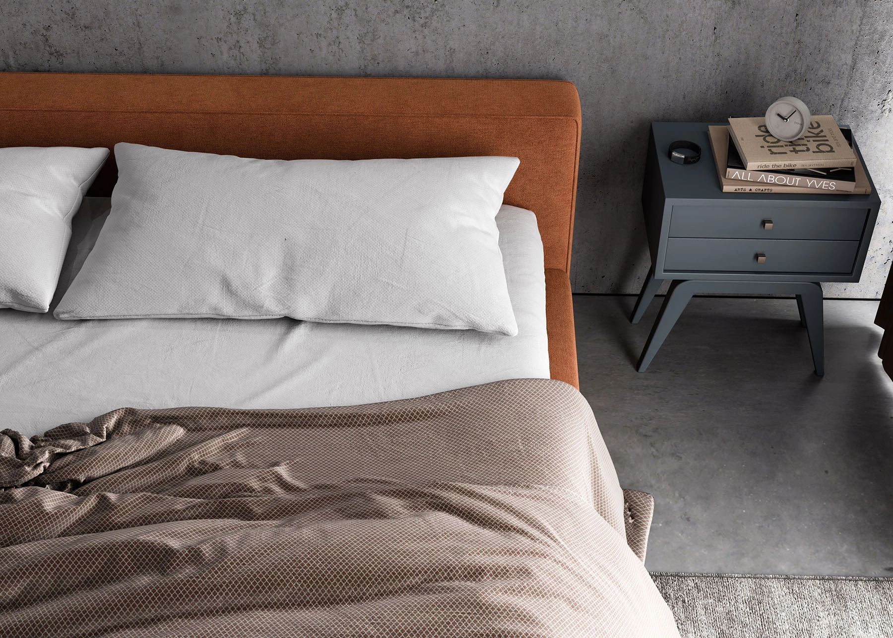 Канвас, кровать с подъёмным механизмом, Selesta 45