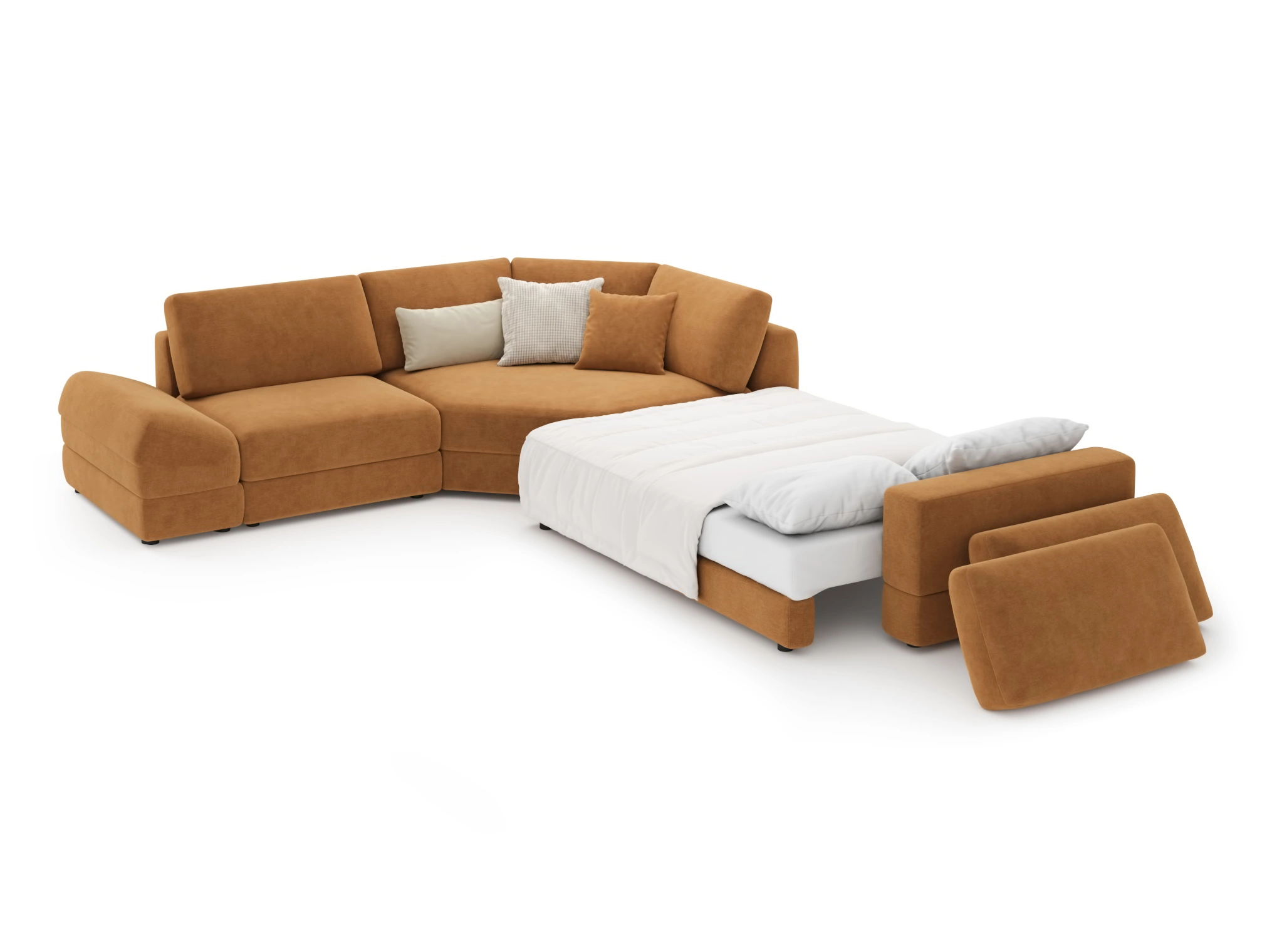 Хилтон, модульный диван, Latifa 19 camel
