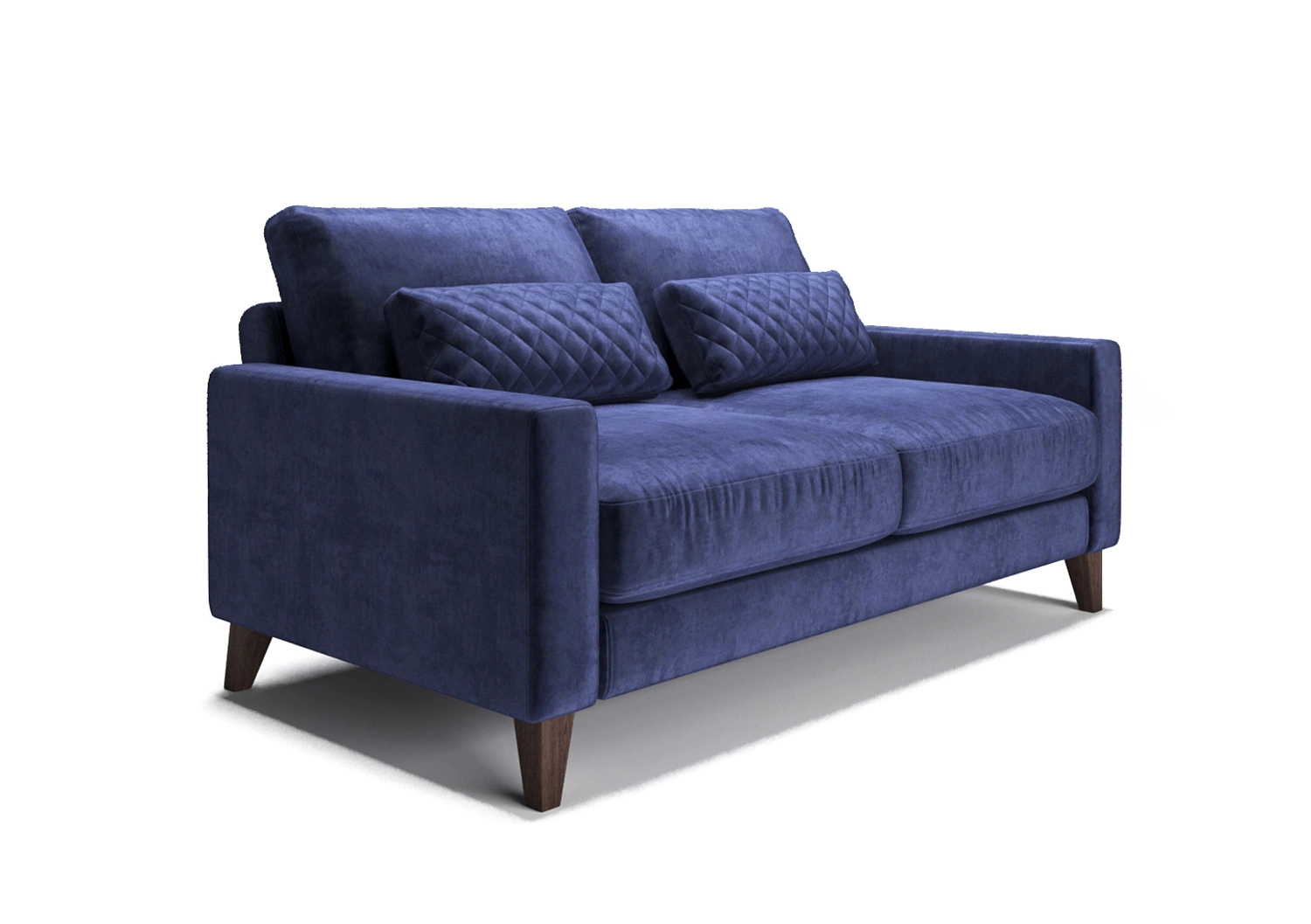 Мальта, прямой диван с подлокотниками, Trend indigo