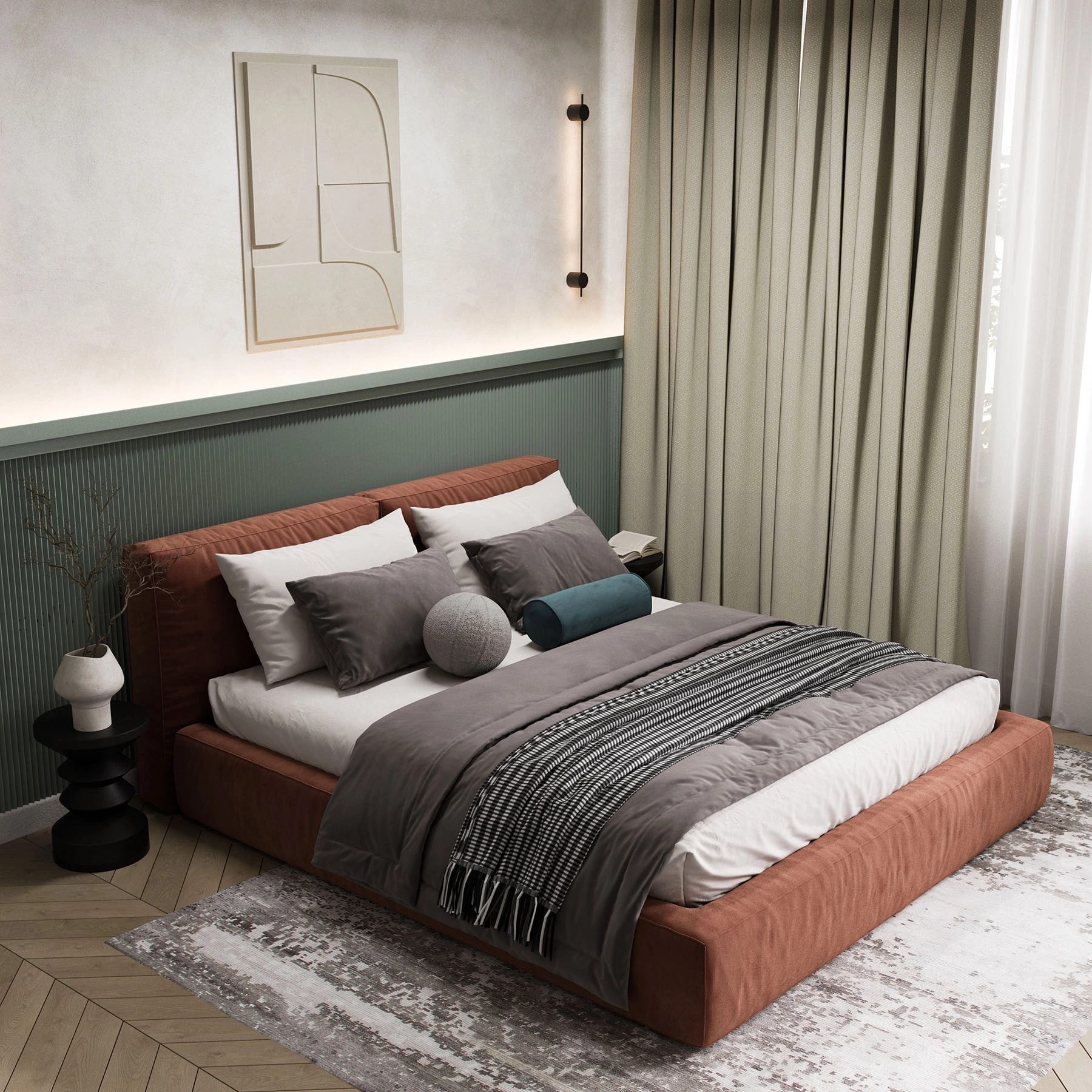 Сиенна, кровать с подъёмным механизмом, Oasis 18