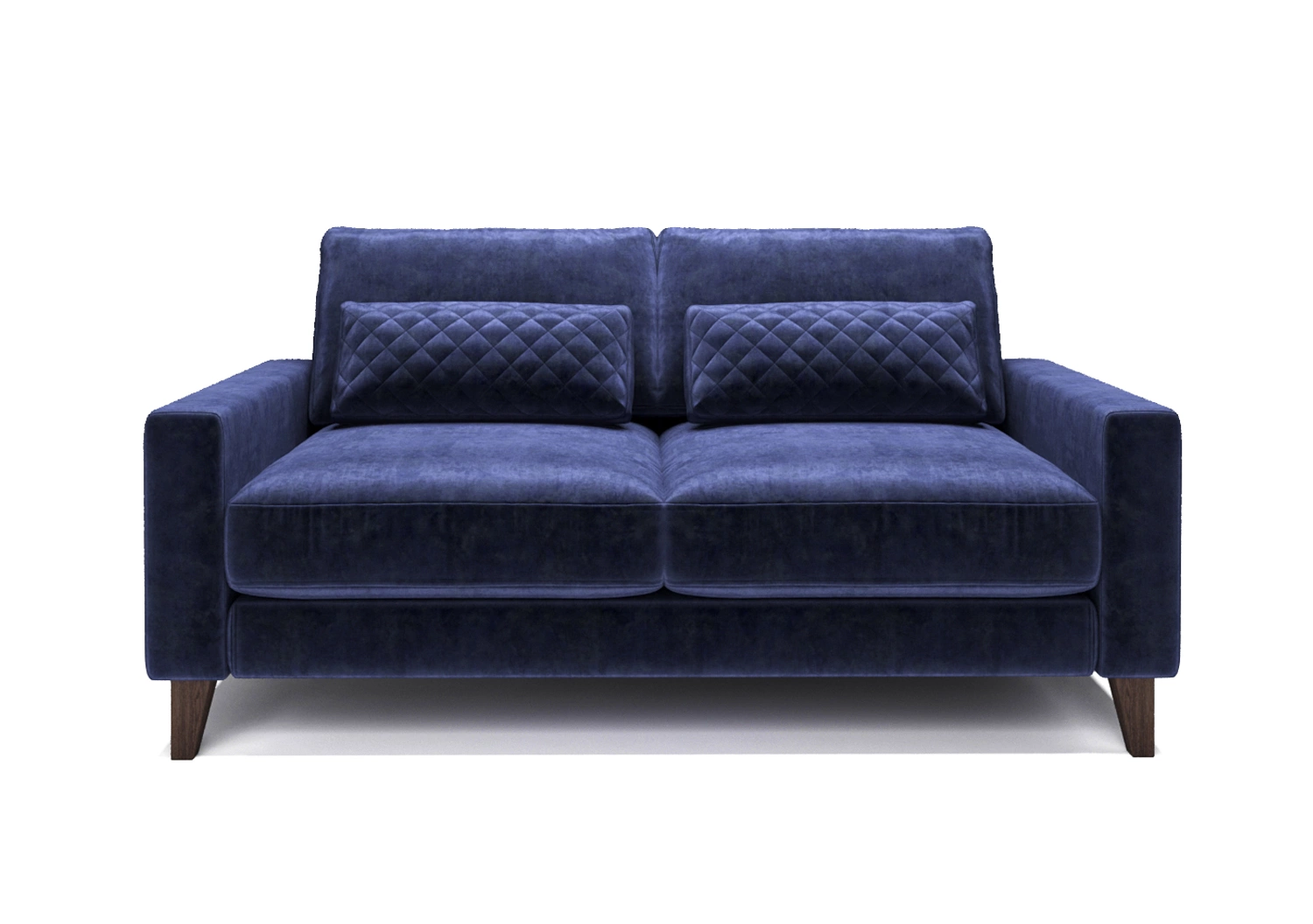 Мальта, прямой диван с подлокотниками, Trend indigo