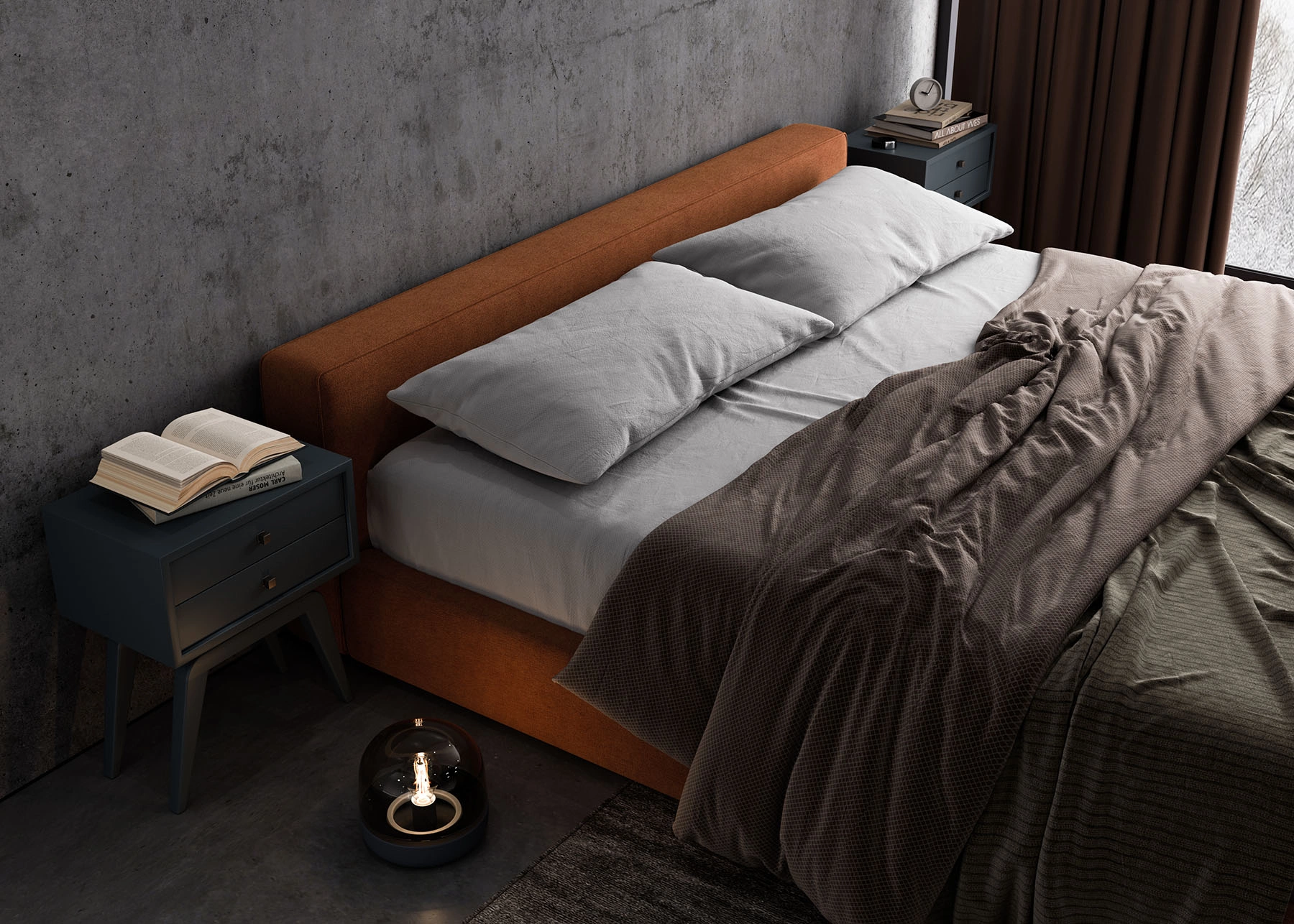 Канвас, кровать с подъёмным механизмом, Selesta 45